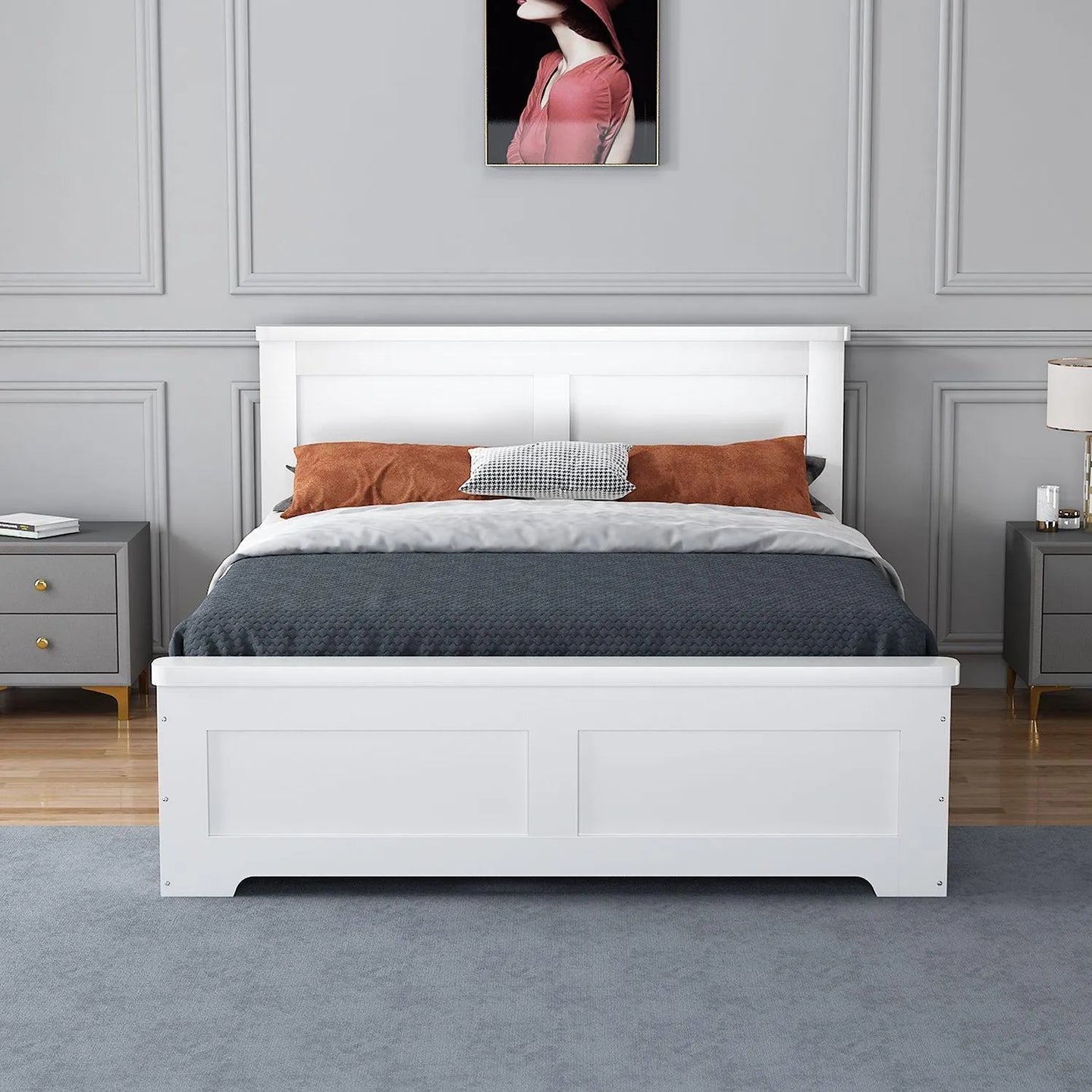 StowWell 4 Drawer Double Bed Frame